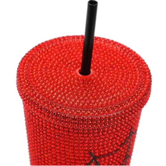 Red Spider-Man Rhinestone  Plastic Tumbler 24 oz NEW - Picture 10 of 10